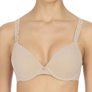 NWT natori‎ bra rose dream in hazelnut color